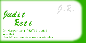 judit reti business card
